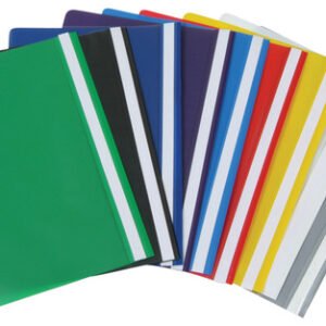 Transparent plastic folders