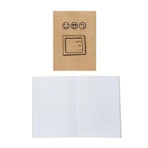 Hebrew notebook – A5  10 lines- Simple brown cover